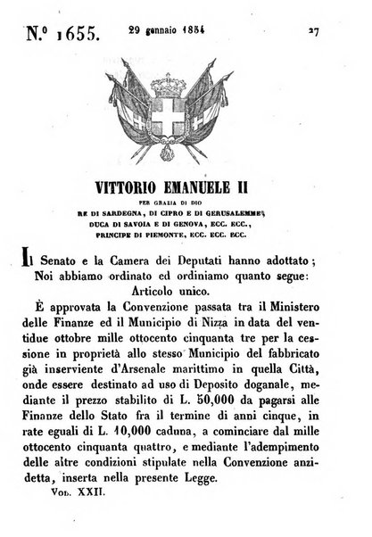 Raccolta degli atti del Governo di Sua Maestà il re di Sardegna
